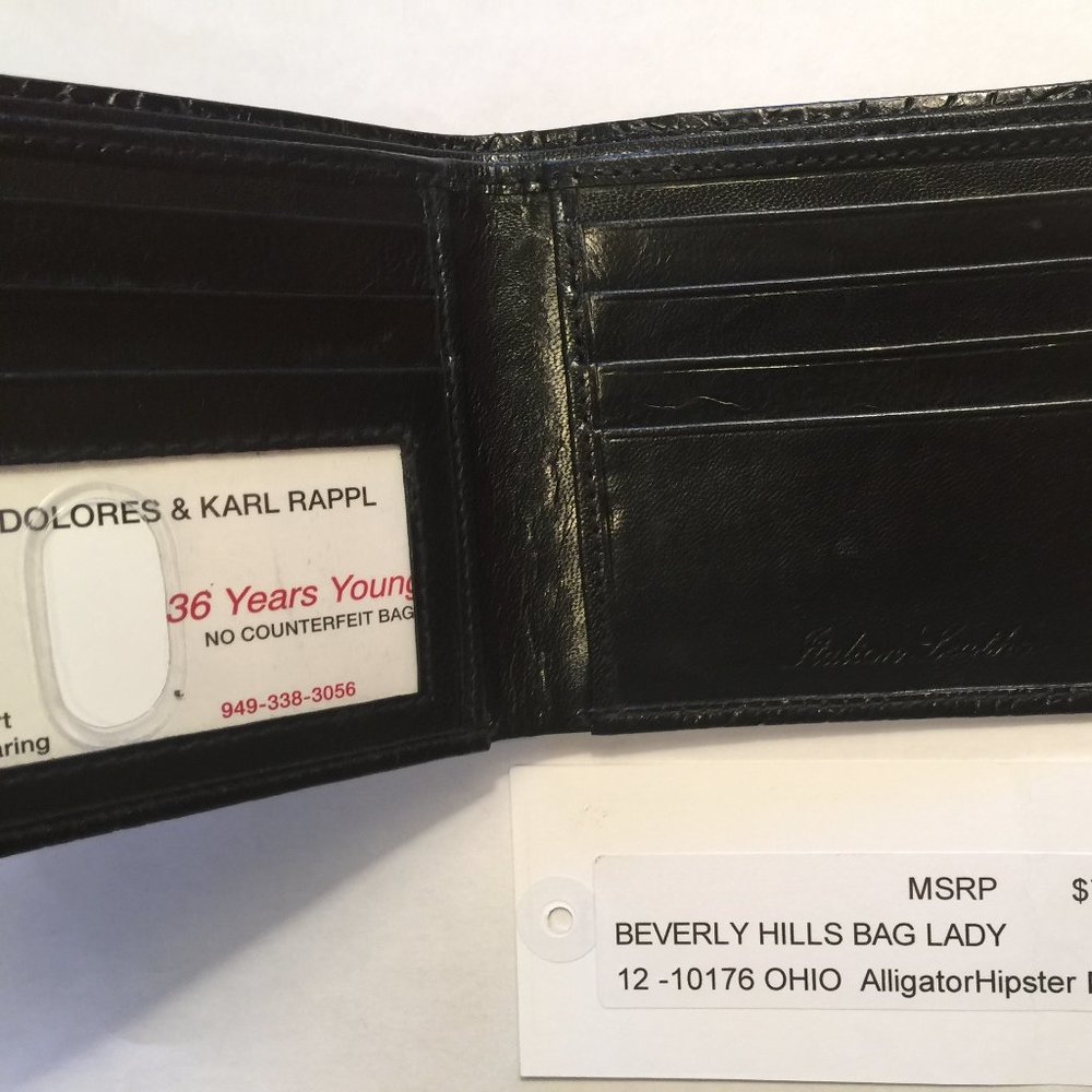BEVERLY HILLS BAG LADY UNISEX WALLET - $85.00 - Picture 2 of 6